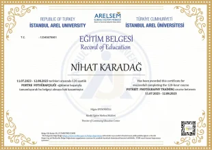 PORTRE FOTOĞRAFÇILIĞI SERTİFİKASI
