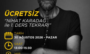 NİHAT KARADAĞ ile ÜCRETSİZ 1. DERS TEKRARI (30 Ağustos 2026)