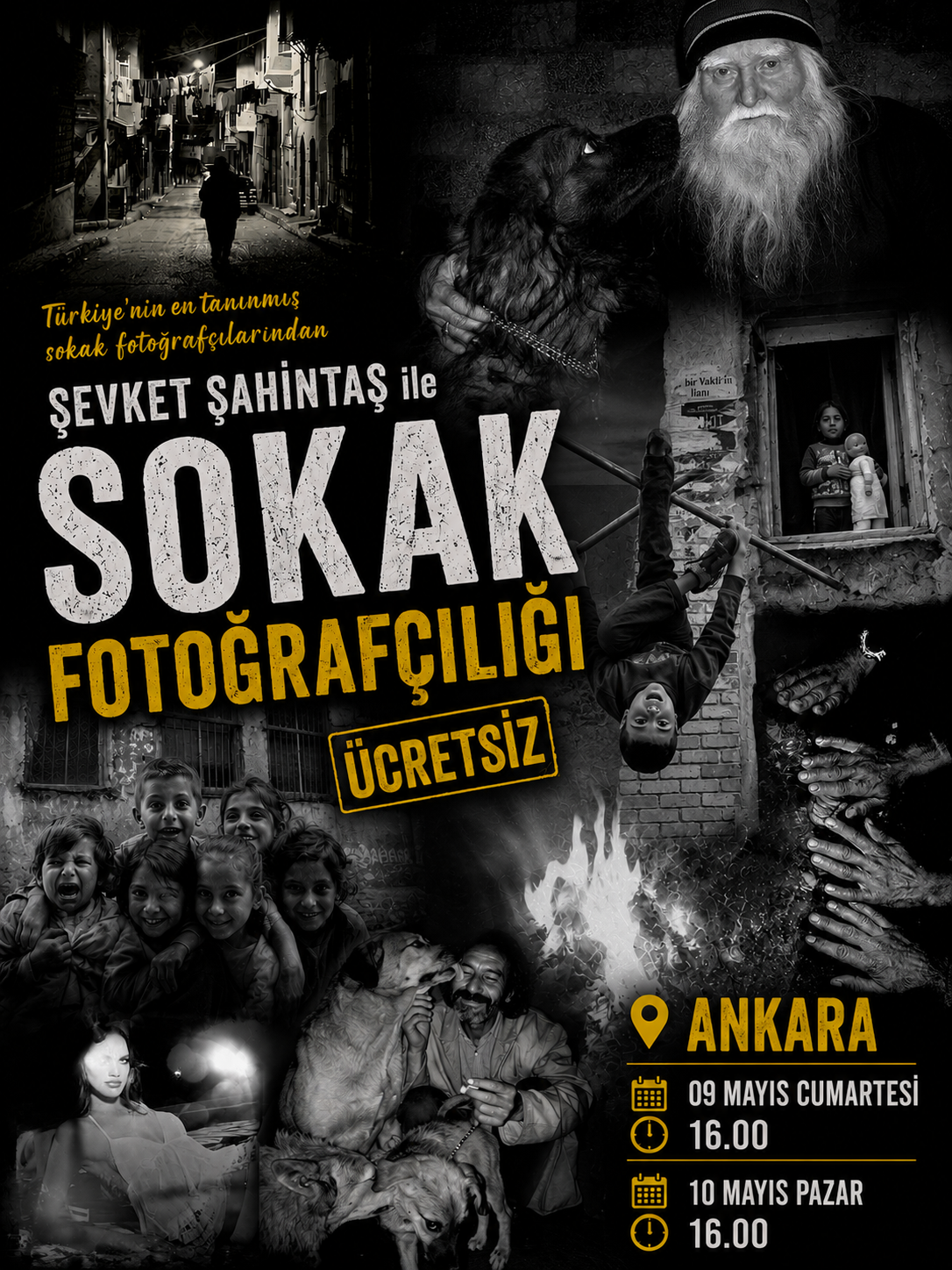 ÜCRETSİZ PHOTO WORKSHOP: Şevket Şahintaş ile Sokak Fotoğrafçılığı