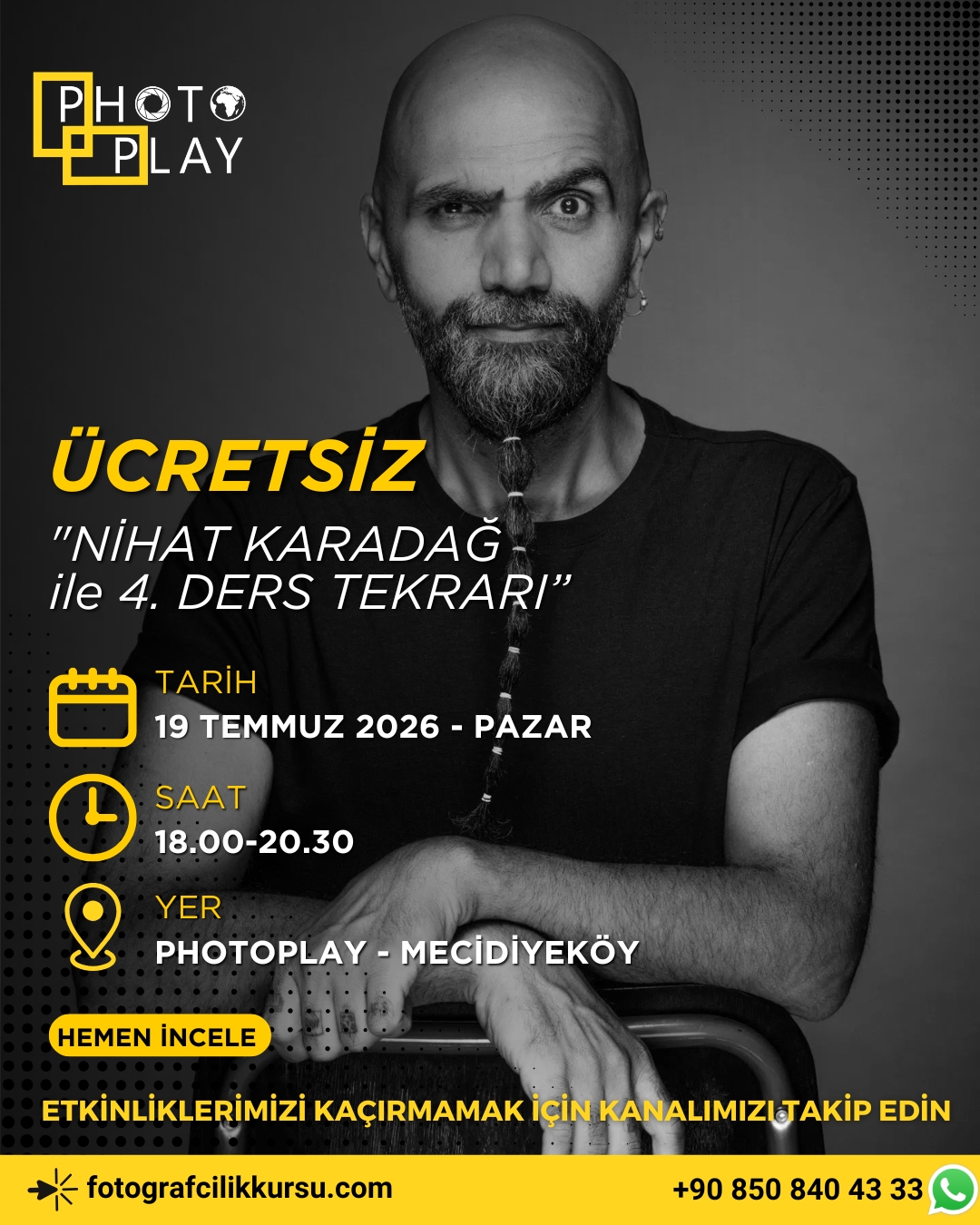NİHAT KARADAĞ ile ÜCRETSİZ 4. DERS TEKRARI (19 Temmuz 2026)